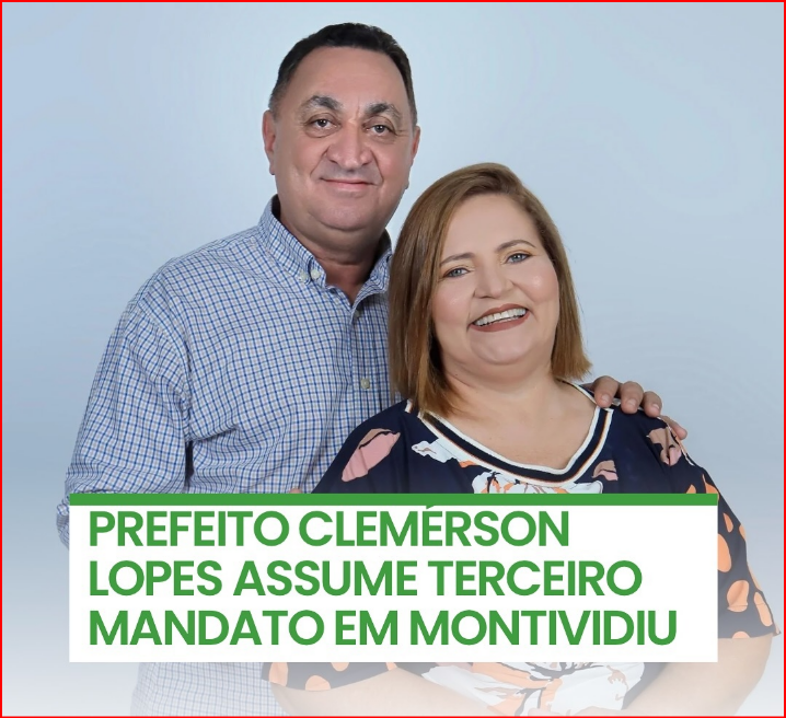 Prefeito Clemérson Lopes assume terceiro mandato em Montividiu do Norte